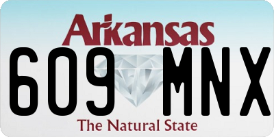 AR license plate 609MNX