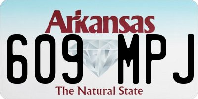 AR license plate 609MPJ