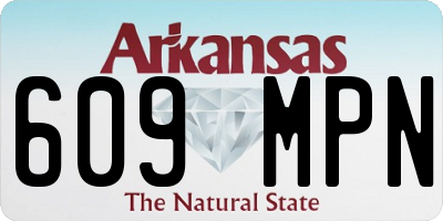 AR license plate 609MPN