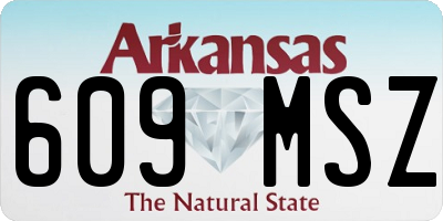 AR license plate 609MSZ