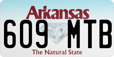 AR license plate 609MTB