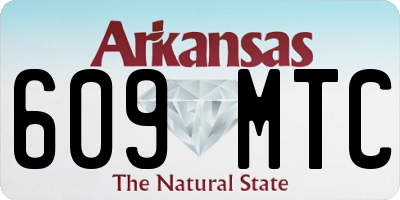 AR license plate 609MTC