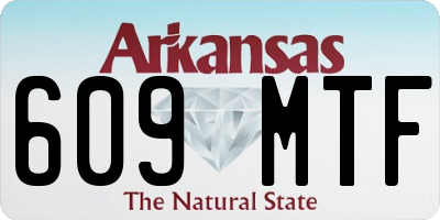 AR license plate 609MTF