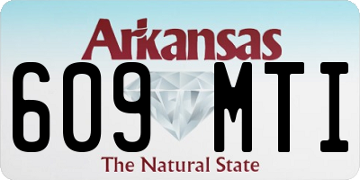 AR license plate 609MTI