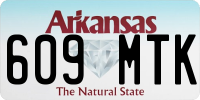 AR license plate 609MTK