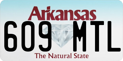 AR license plate 609MTL