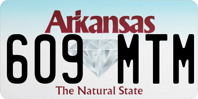 AR license plate 609MTM