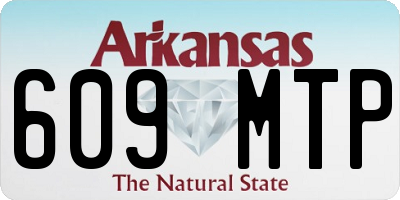 AR license plate 609MTP