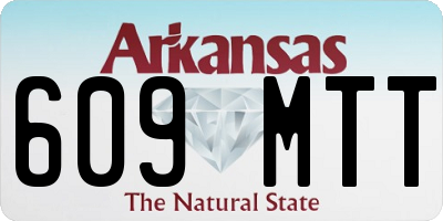 AR license plate 609MTT