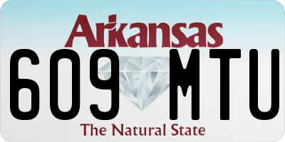 AR license plate 609MTU