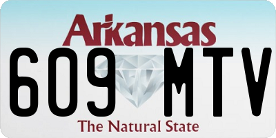 AR license plate 609MTV