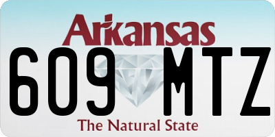 AR license plate 609MTZ