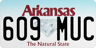 AR license plate 609MUC