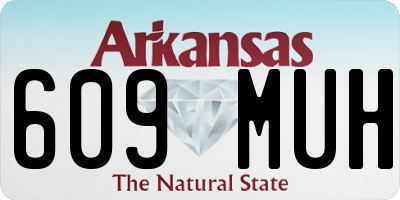 AR license plate 609MUH