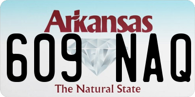 AR license plate 609NAQ