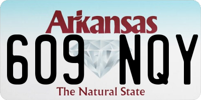AR license plate 609NQY