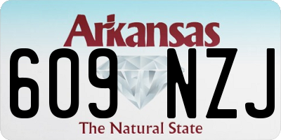 AR license plate 609NZJ