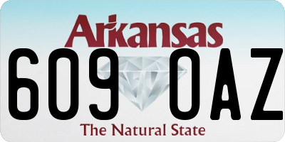 AR license plate 609OAZ
