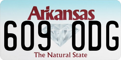 AR license plate 609ODG