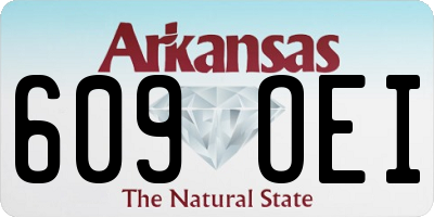 AR license plate 609OEI