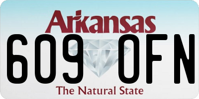 AR license plate 609OFN