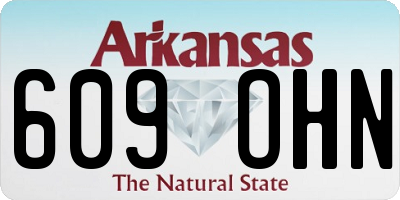 AR license plate 609OHN