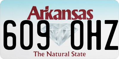 AR license plate 609OHZ