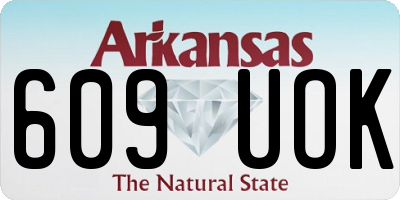 AR license plate 609UOK
