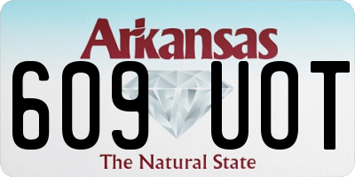 AR license plate 609UOT