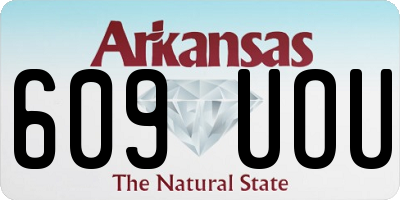 AR license plate 609UOU