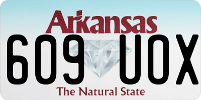 AR license plate 609UOX