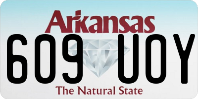 AR license plate 609UOY