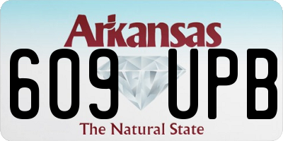 AR license plate 609UPB