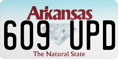 AR license plate 609UPD