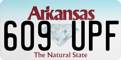 AR license plate 609UPF