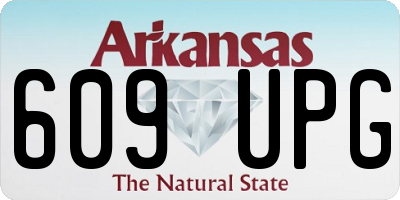 AR license plate 609UPG