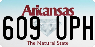 AR license plate 609UPH