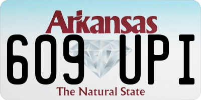 AR license plate 609UPI