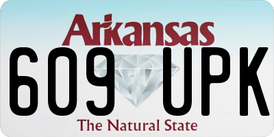 AR license plate 609UPK