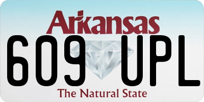 AR license plate 609UPL