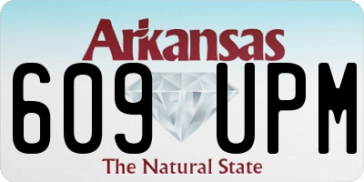 AR license plate 609UPM