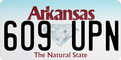 AR license plate 609UPN
