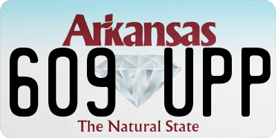 AR license plate 609UPP