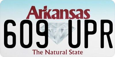 AR license plate 609UPR