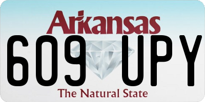 AR license plate 609UPY