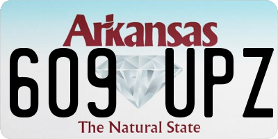AR license plate 609UPZ