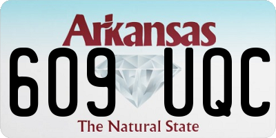 AR license plate 609UQC