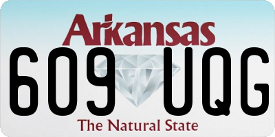 AR license plate 609UQG