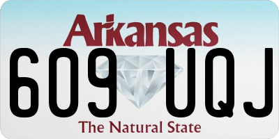 AR license plate 609UQJ
