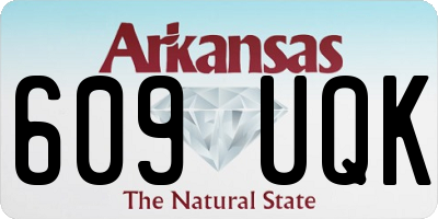 AR license plate 609UQK
